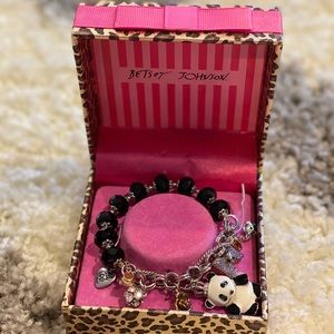 Betsey Johnson Panda Charm Bracelet